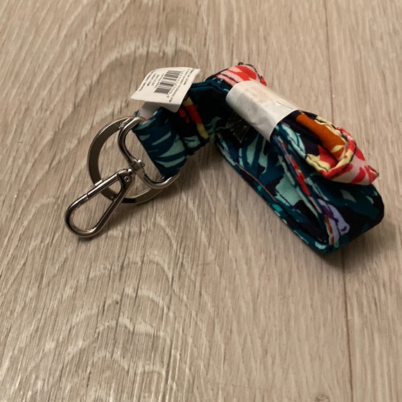 Vera Bradley Happy Bloks wide lanyard - Picture 1 of 1